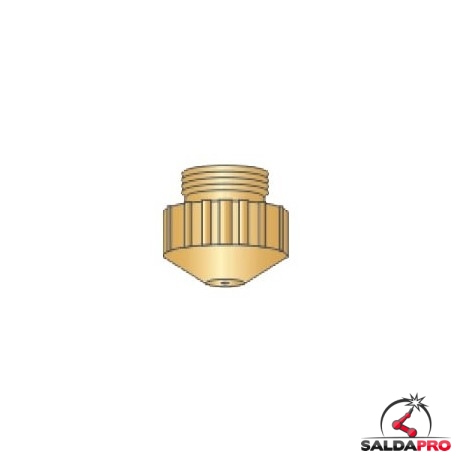 POLISI3D Ugello Stampante 3D In Rame Placcato MK8 – 0,6 Mm – Alta Temperatura E Antiaderente Per Ender 3/CR10 - 3