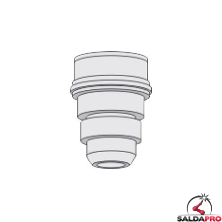 Accessori Saldatura Industriale Coperchio Fisso 120928 Per Torce Al Plasma - Compatibile Con 1000, 1250, 1650, RT60, RT80 Ricambio 120928 Plasma - 8