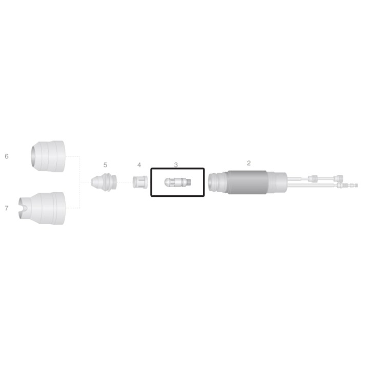 dettaglio elettrodo ricambio thermal dynamics modello pch-m120 taglio plasma cnc