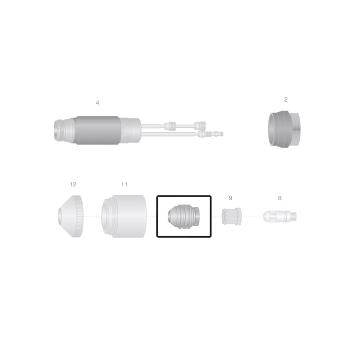 dettaglio ugello o2/n2/aria 50-100a ricambio torcia taglio plasma maximizer300 thermal dynamics