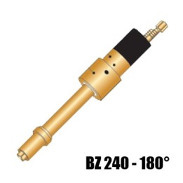 corpo torcia macchina ricambio bz 240 collo 180° saldatura mig