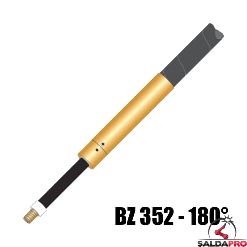 torcia completa automatica bz 352 collo 180 raffreddamento acqua saldatura filo continuo mig