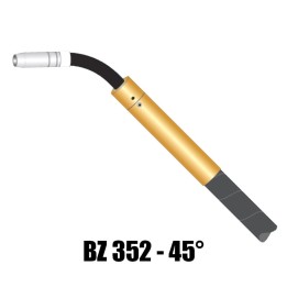 torcia completa automatica bz 352 collo 45° raffreddamento acqua saldatura mig