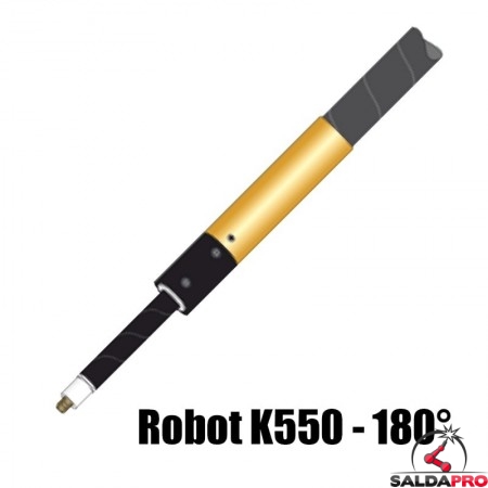 torcia automatica completa robot K550 collo 180° raffreddamento acqua saldatura mig