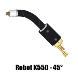 corpo torcia macchina ricambio robot k550 collo 45° saldatura mig