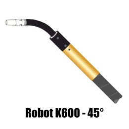 torcia completa automatica robot k600 collo 45° raffreddamente acqua saldatura mig