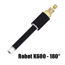 corpo torcia macchina ricambio robot k600 collo 180° saldatura mig