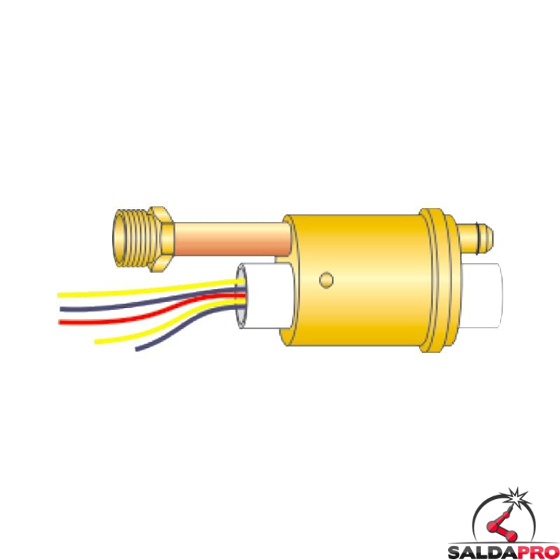 adattatore tig euro 12x1mm ricambio torce saldatura tig