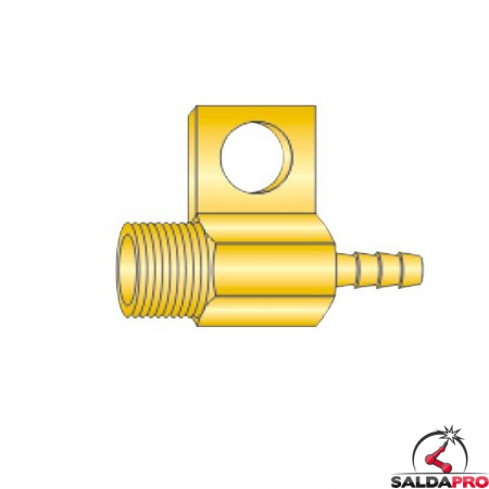 adattatore tig a staffa attacco 3/8"G ricambio torce saldatura tig