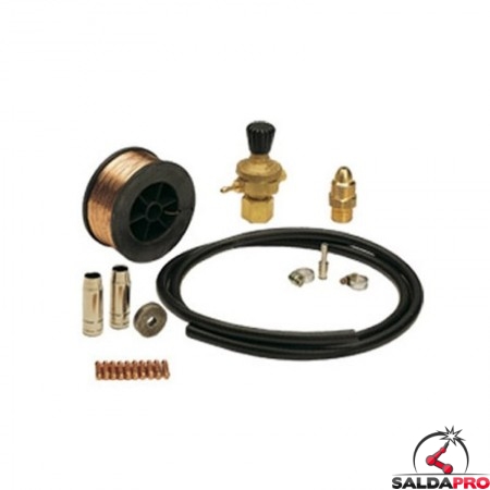 kit saldatura acciaio per bombola gas ricaricabile 802148 telwin