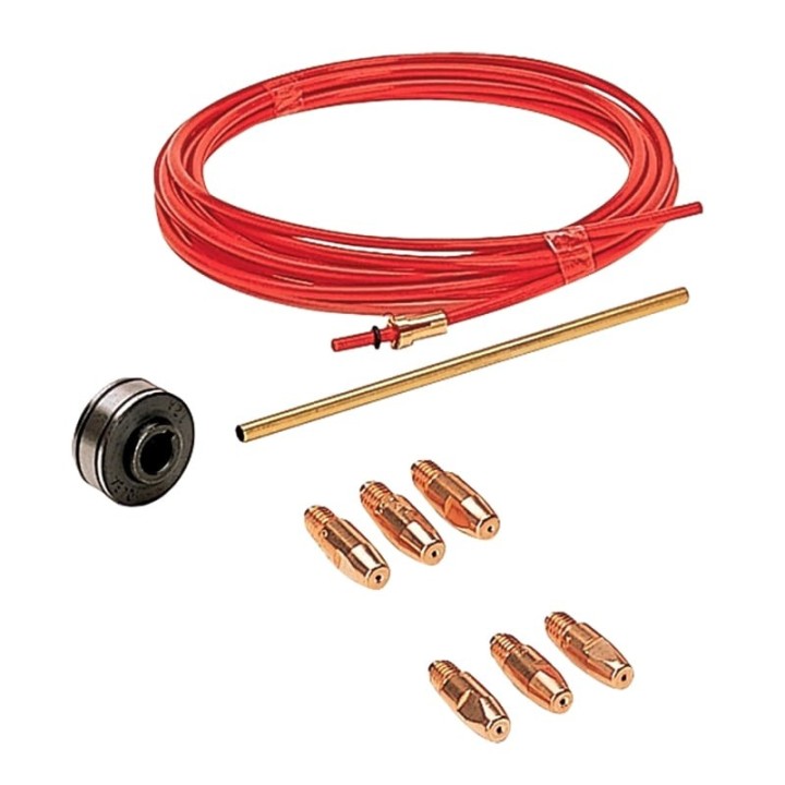 kit saldatura alluminio 1,0-1,2mm per saldatrici mastermig 220/2 270/2 telwin 802766