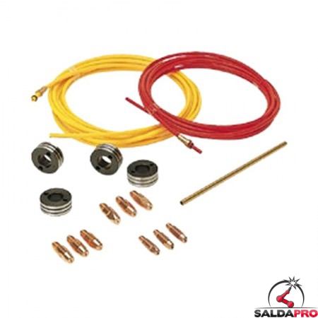 kit saldatura alluminio 1,0-1,6mm per saldatrici mastermig supermig superior electromig telwin 802273