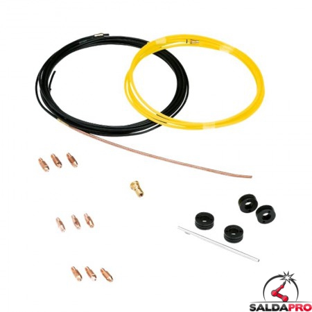 kit saldatura alluminio 1,0-1,6mm per saldatrici supermig superior electromig inverpulse telwin 802409