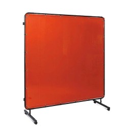 schermo protettivo mobile 174x174 cm tenda rosso protezione saldatura telwin 803508