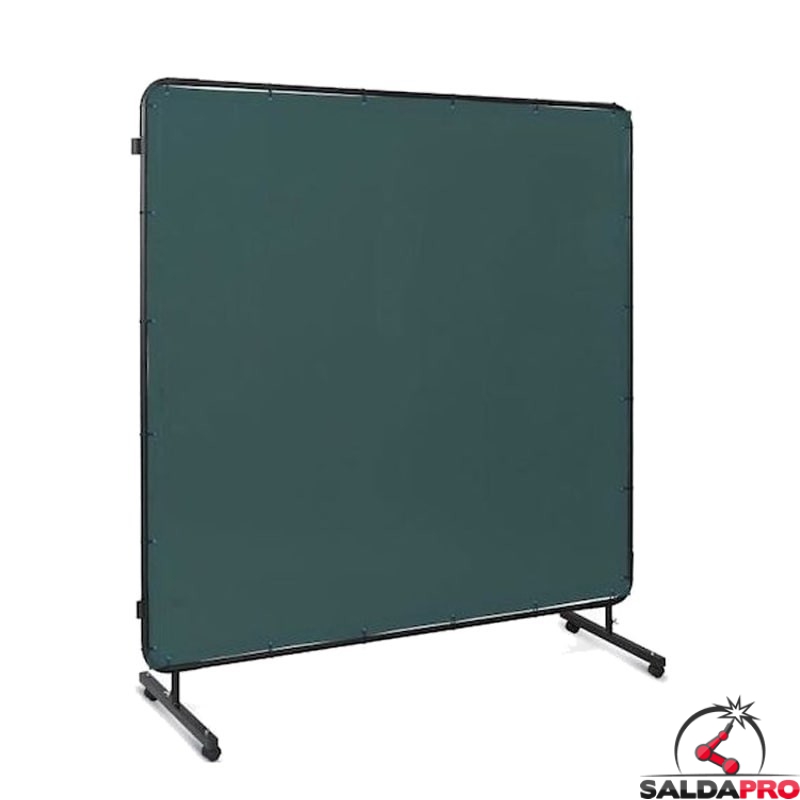 schermo protettivo mobile 174x174 cm tenda verde protezione saldatura telwin 803509