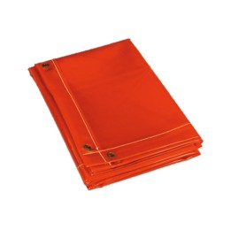 tenda rossa protezione 174x174 cm schermo saldatura telwin 802676