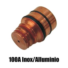 ugello 100a inox/alluminio ricambio torce taglio plasma hd1070 hd3070 hypertherm 120591