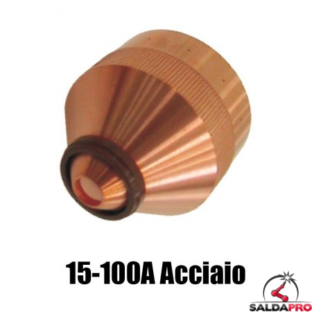 ugello chiusura 15-100a acciaio dolce ricambio torce taglio plasma hd1070 hd3070 hypertherm 020633