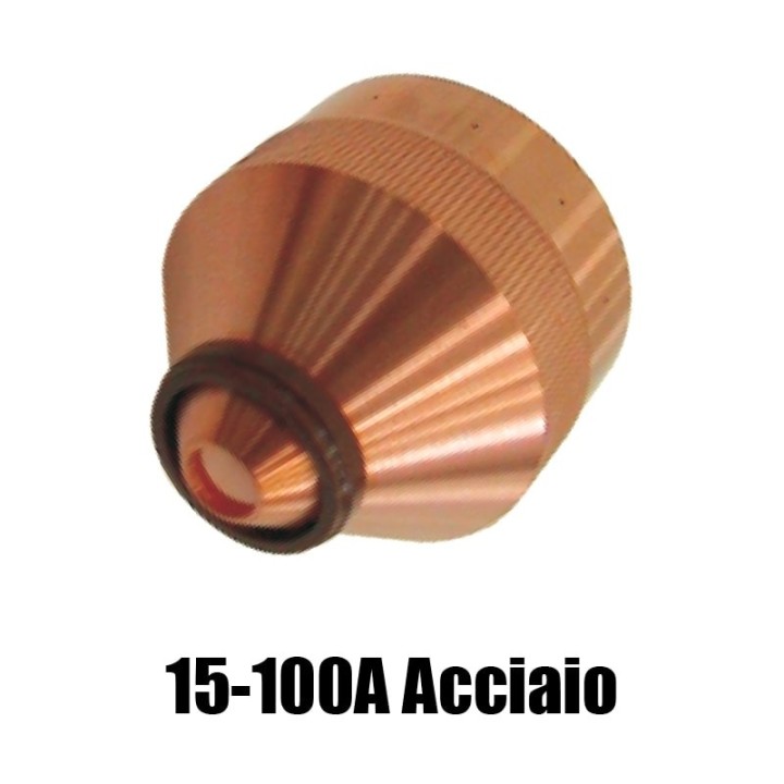 ugello chiusura 15-100a acciaio dolce ricambio torce taglio plasma hd1070 hd3070 hypertherm 020633