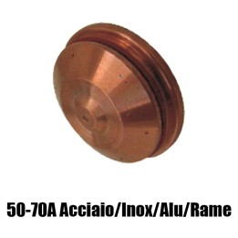 schermo 50-70a acciaio dolce inox alluminio rame ricambio torce taglio plasma hd1070 hd3070 hypertherm 020796
