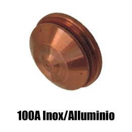 schermo 100a inox alluminio ricambio torce taglio plasma hd1070 hd3070 hypertherm 120594
