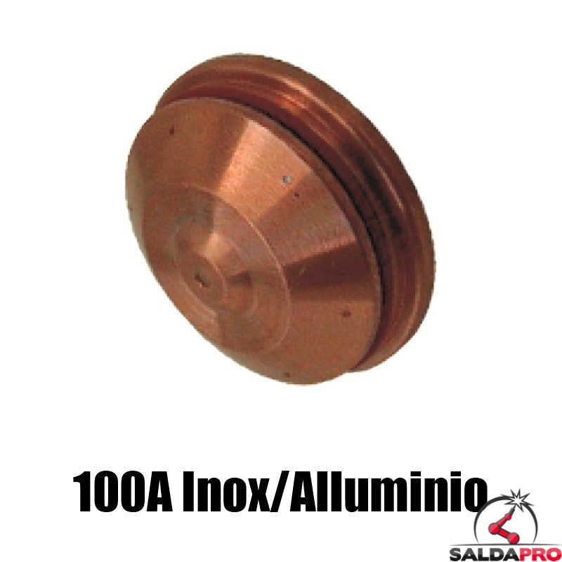 schermo 100a inox alluminio ricambio torce taglio plasma hd1070 hd3070 hypertherm 120594