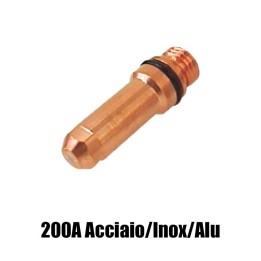 elettrodo 200a acciaio inox alluminio ricambio torce taglio plasma max200 ht2000 hypertherm 220021