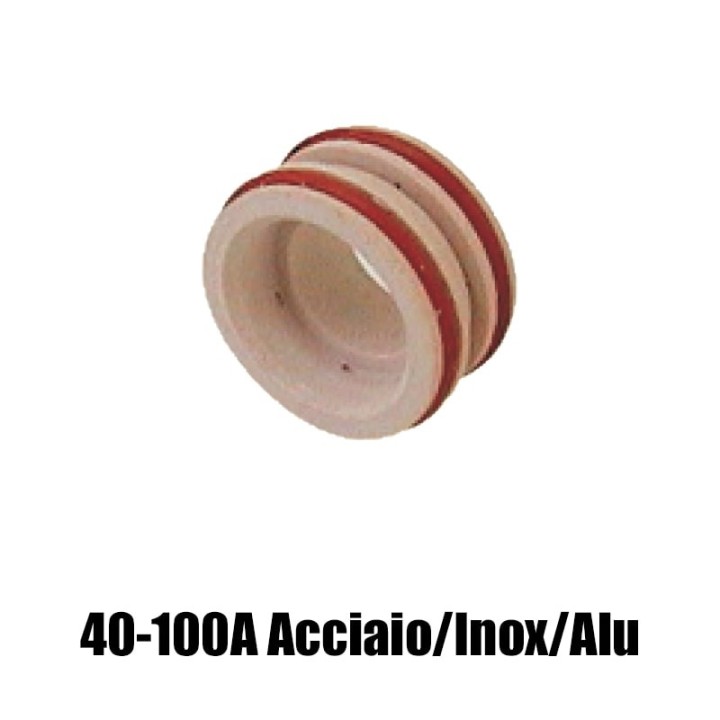 diffusore 40-100a acciaio inox alluminio ricambio torce taglio plasma max200 ht2000 hypertherm 020613