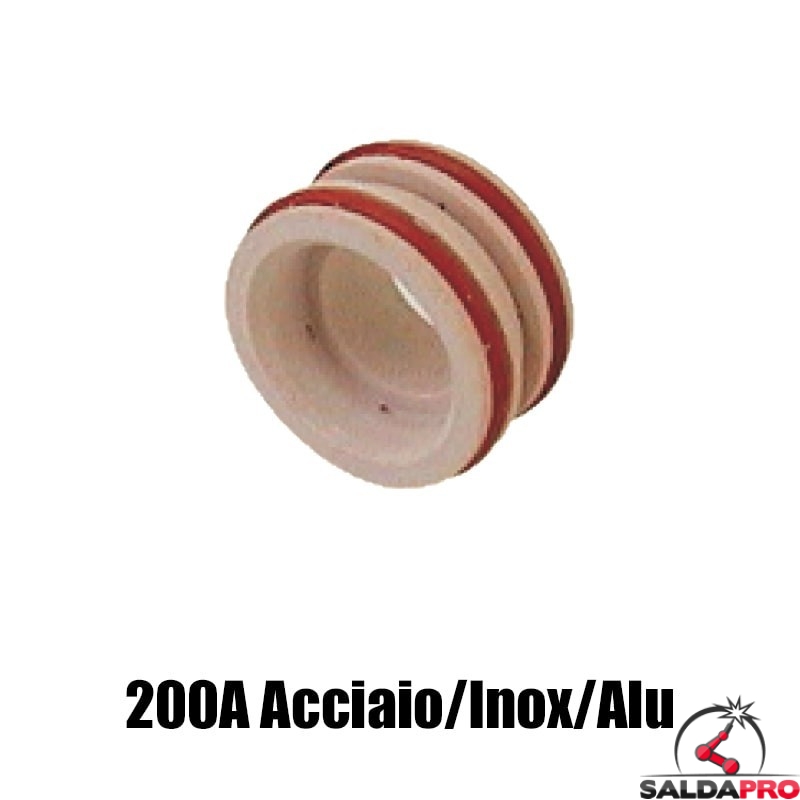 diffusore 200a acciaio inox alluminio ricambio torce taglio plasma ht2000 hypertherm 020679