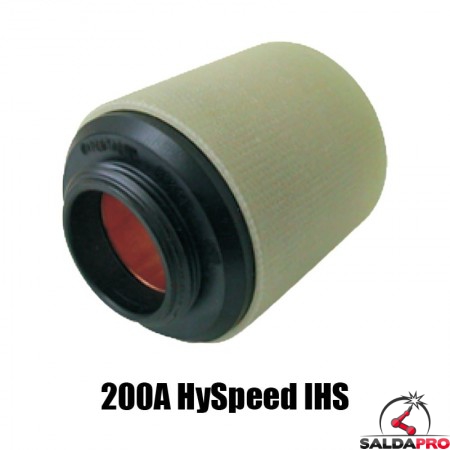 protezione esterna hyspeed 200a ihs acciaio inox alluminio ricambio torce taglio plasma ht2000 hypertherm 220242