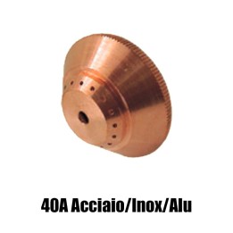 schermo 40a acciaio inox alluminio ricambio torce taglio plasma max200 ht2000 hypertherm 020688