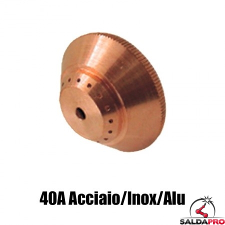 schermo 40a acciaio inox alluminio ricambio torce taglio plasma max200 ht2000 hypertherm 020688