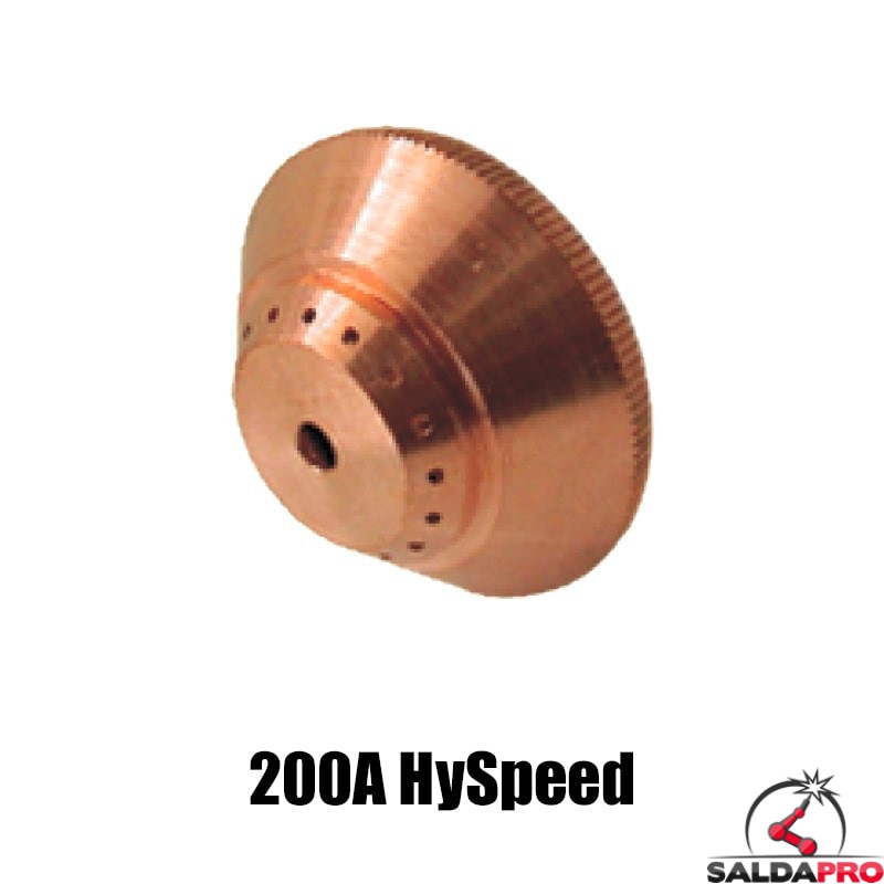 schermo 200a hyspeed acciaio ricambio torce taglio plasma ht2000 hypertherm 220239