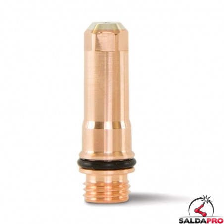 RIVERWELD Elettrodo plasma esteso 020382 Punte plasma Ugello esteso 0,9 mm 120504 25 Ampere Adatto a PMax 350/380 PAC110 20 pezzi