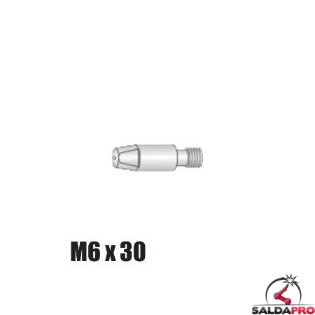 Punta guidafilo M6x30 Ø0,8 - 1,2mm per torce OCIM® (10pz)