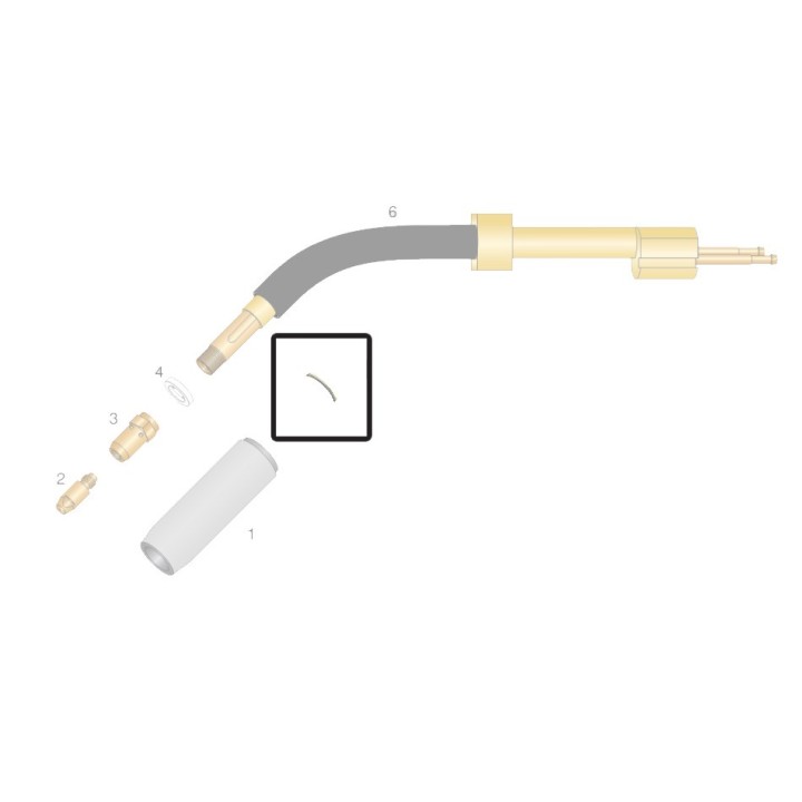 Anello elastico per portaugello gas torce RH 502 e RH 503 (10pz)