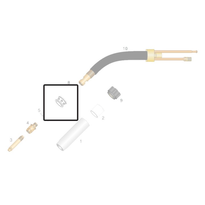 Distributore H2O di ricambio per torcia OCIM® RM 360 (10pz)