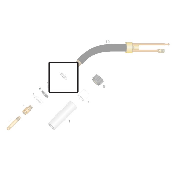 Rondella di pressione per torcia OCIM® RM 360 (10pz)