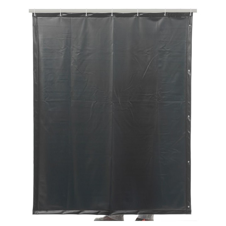 tenda di saldatura verde scuro T9 larghezza 140 cm cepro con  ganci di sospensione