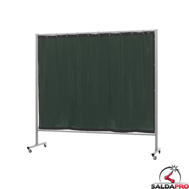 schermo di saldatura mobile omnium verde scuro T9 213x200 cm cepro