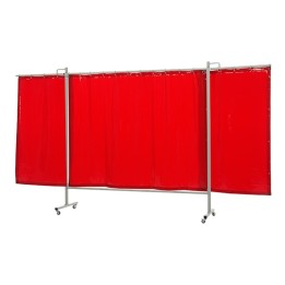schermo di saldatura mobile omnium arancione T4 375x200 cm a 3 ante cepro