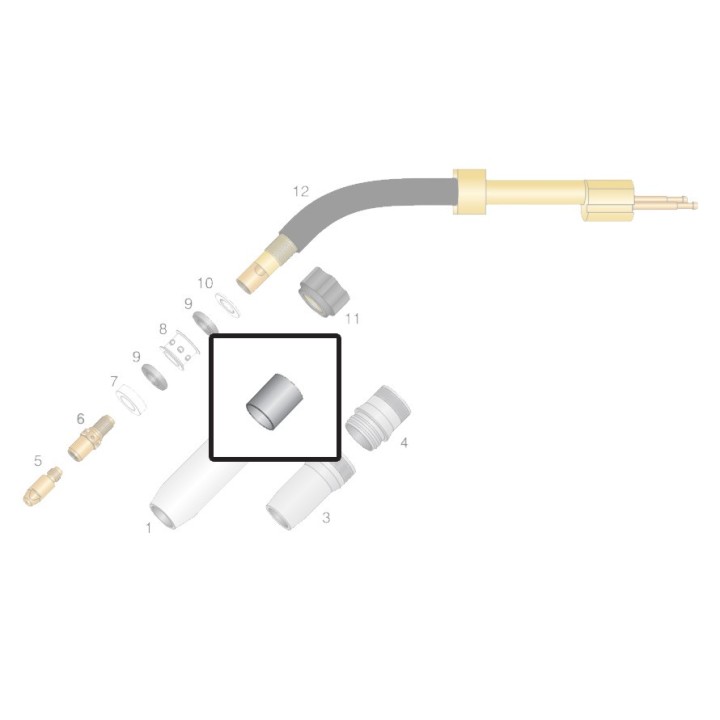 Bussola isolante per torcia OCIM® RM 552 (10pz)