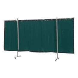 schermo di saldatura mobile omnium verde chiaro T6 375x200 cm a 3 ante cepro