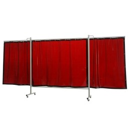 schermo di saldatura mobile omnium bronzo 435x200 cm a 3 ante cepro