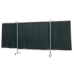 schermo di saldatura mobile omnium verde scuro T9 435x200 cm a 3 ante cepro