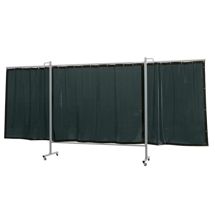 schermo di saldatura mobile omnium verde scuro T9 435x200 cm a 3 ante cepro
