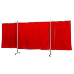 schermo di saldatura mobile omnium arancione T4 435x200 cm a 3 ante cepro