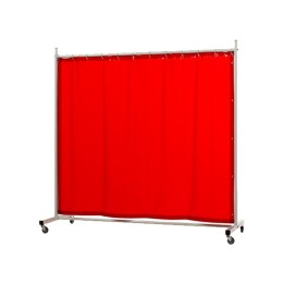 schermo di saldatura mobile robusto arancione T4 210x210 cm cepro