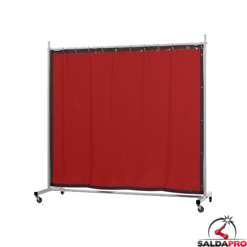 schermo di saldatura mobile robusto bronzo 210x210 cm cepro