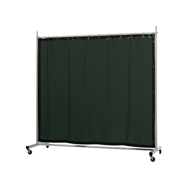 schermo di saldatura mobile robusto verde scuro T9 210x210 cm cepro